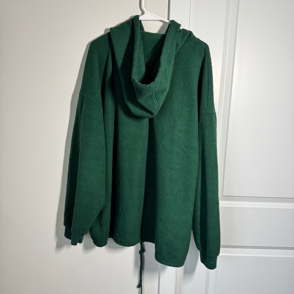 Disney Green Fleece Hoodie Sweatshirt Size XL Winnie the Pooh Disneyland Tigger - Picture 7 of 10